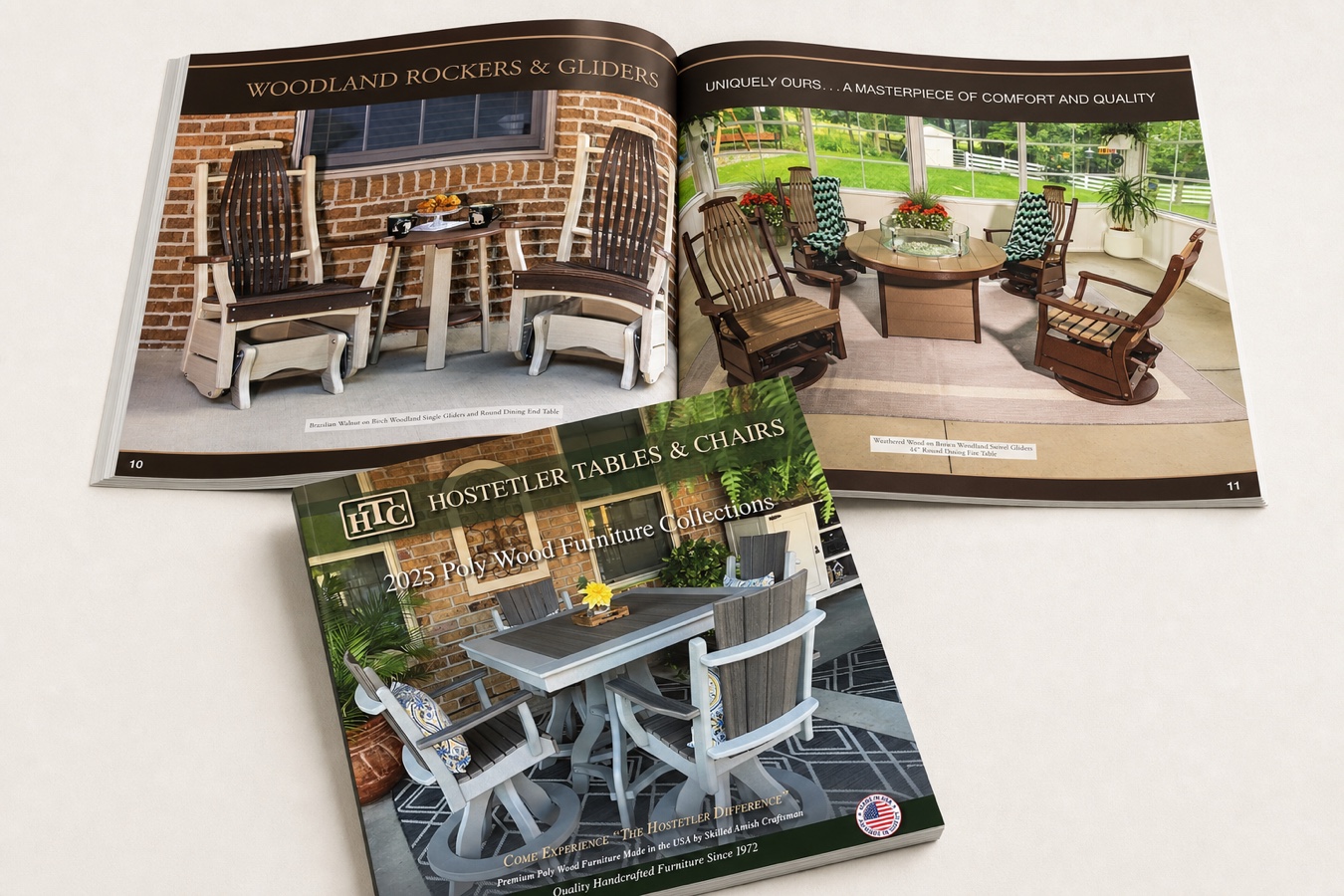 Hostetler Tables and Chairs catalog mockup