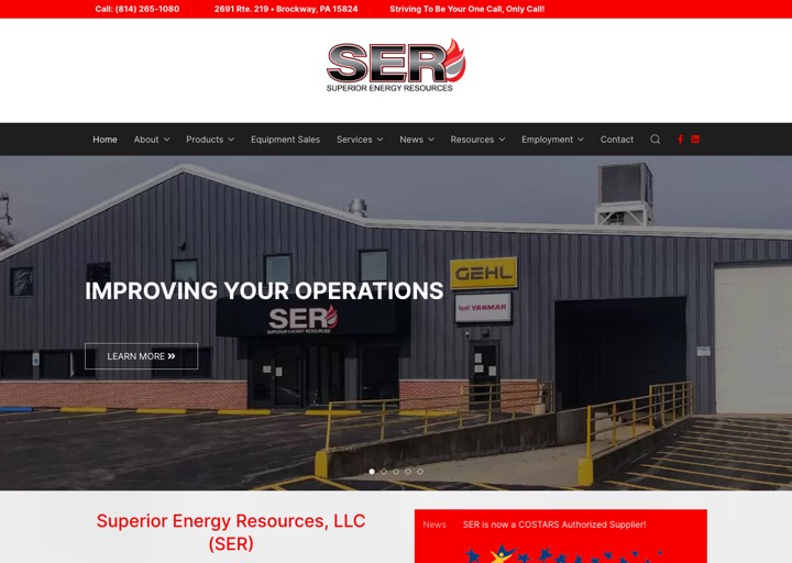 Homepage preview of Superior Energy Resources, LLC